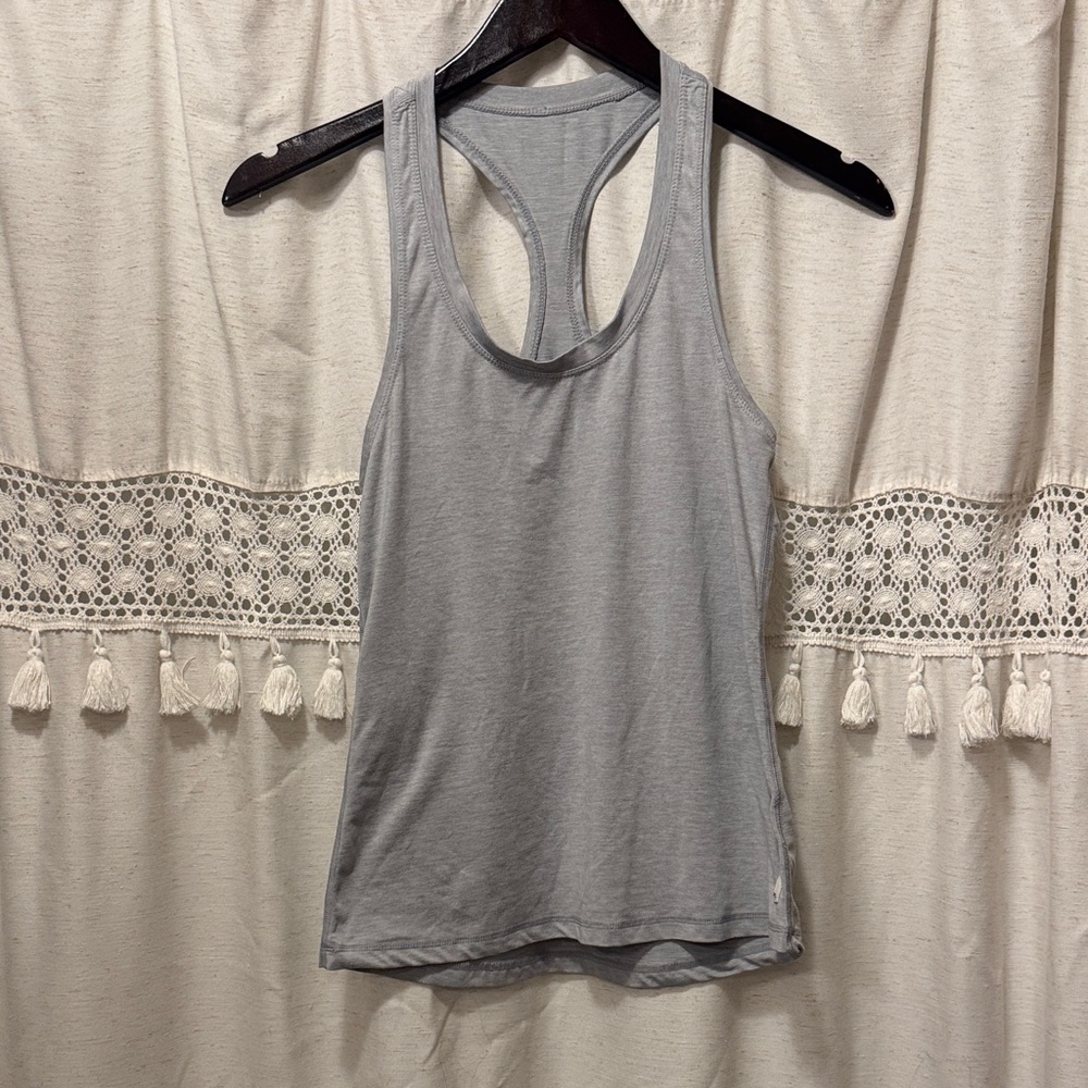 Vuori Gray Racerback Tank Top